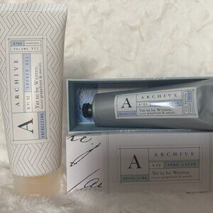 Archive Yet to Be Written Shower Gel & Hand Cream-Brand new sealed